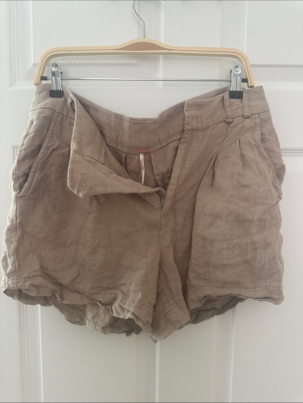 Free People Linen Shorts